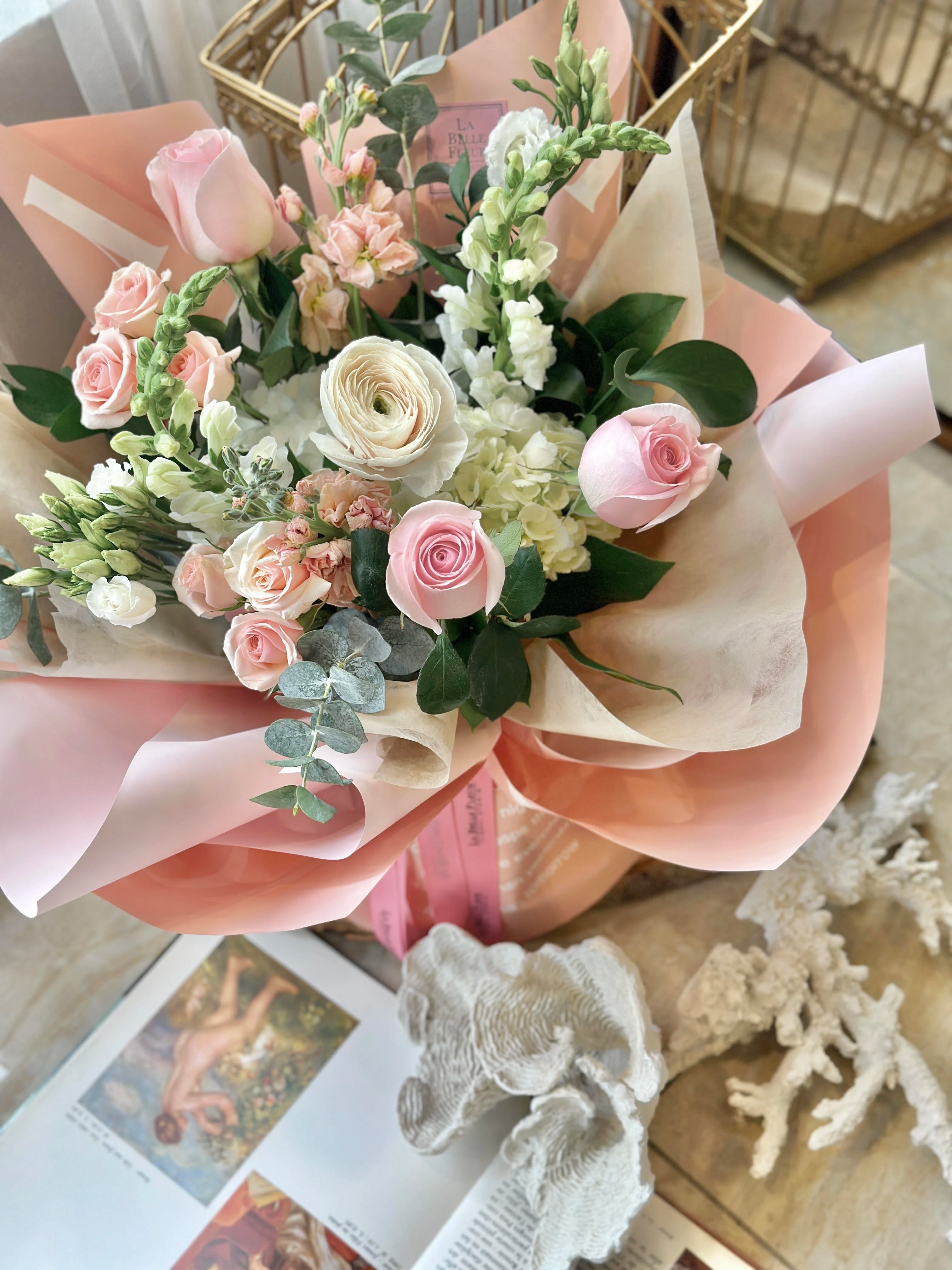 Pink Colored Flowers & Arrangements, La Belle Fleur, Toronto Florist, Vaughan Flower Same-Day Delivery