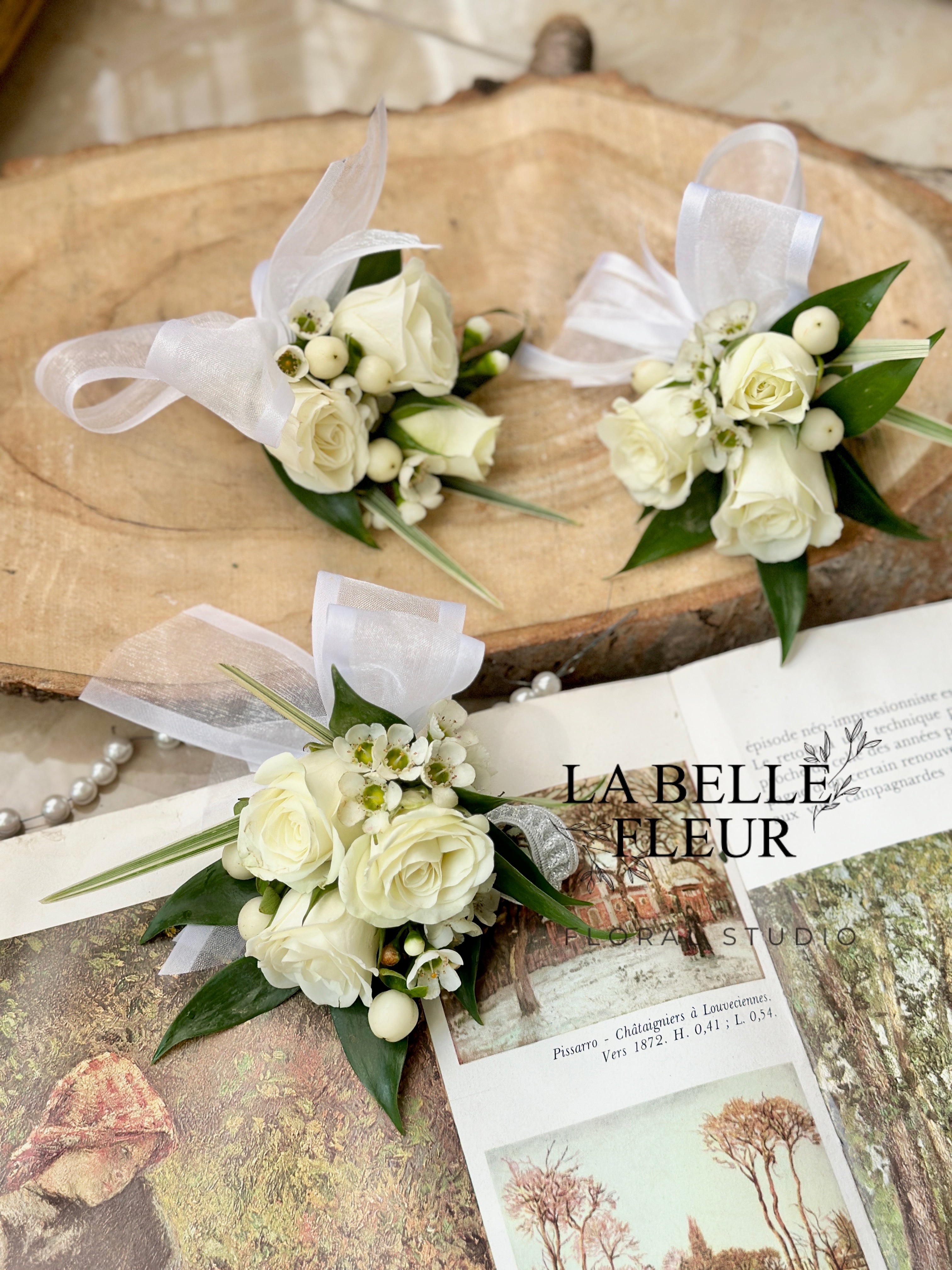 Wrist Corsage Florist Vaughan La Belle Fleur