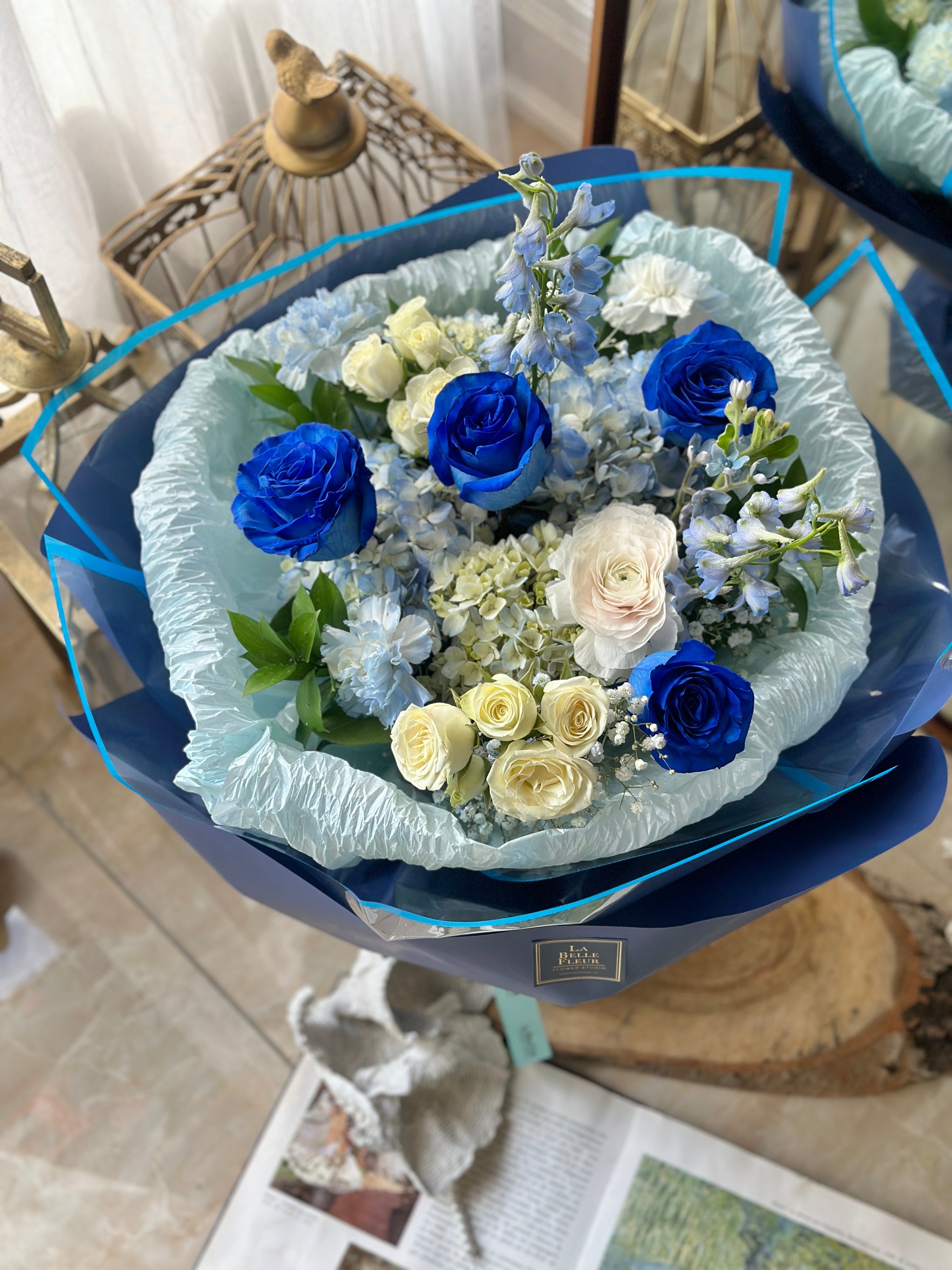 Blue Flower Bouquets in Toronto | La Belle Fleur