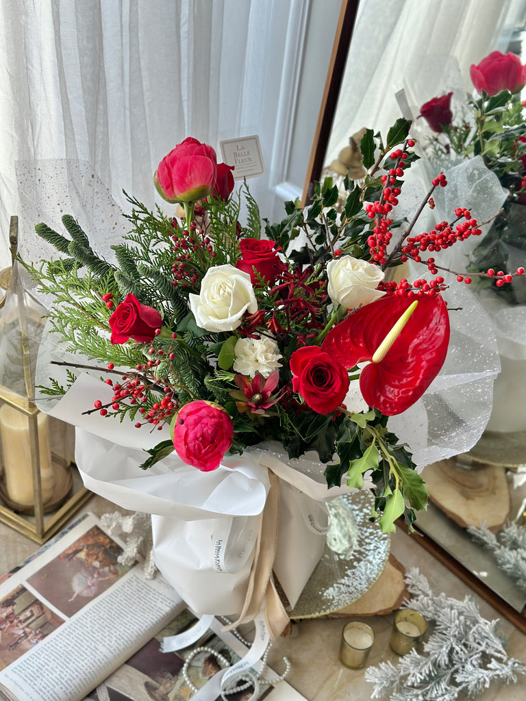 Winter flower bouquet 