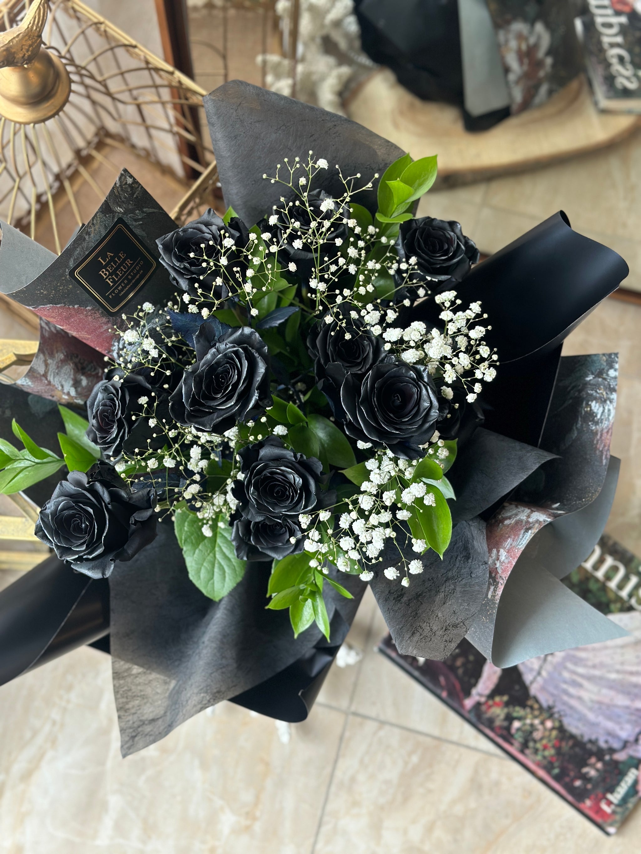 Black Rose Flower