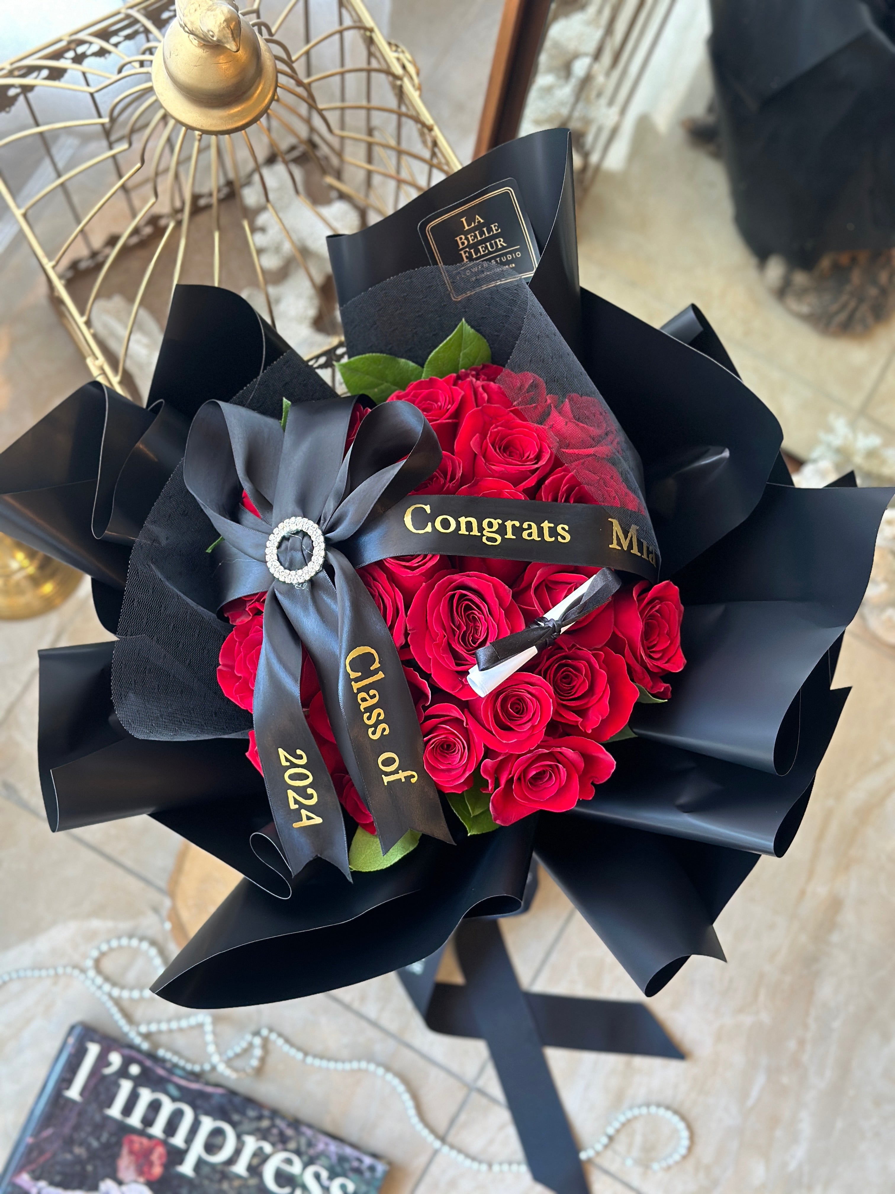 New Beginning - Graduation Rose Bouquet