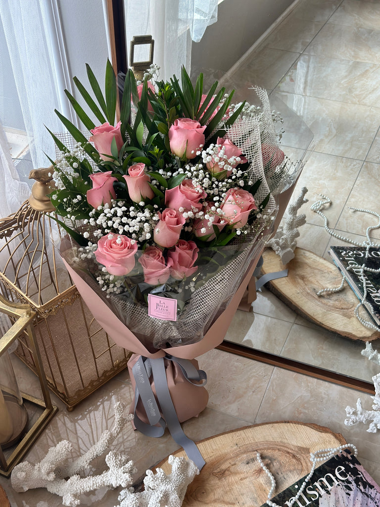 Pink Dozen Classic Bouquet