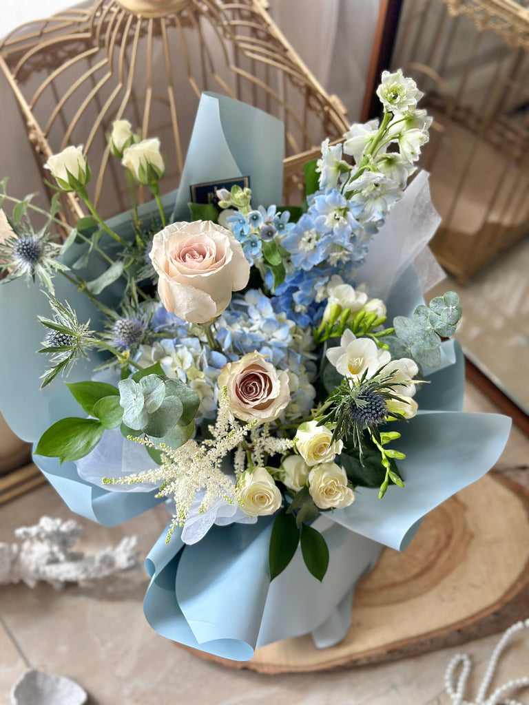 Blue Mix Flower Bouquet
