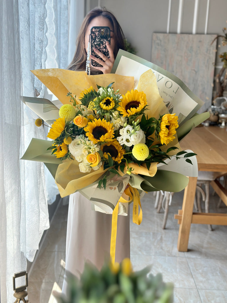 Sunflower bouquet same day delivery