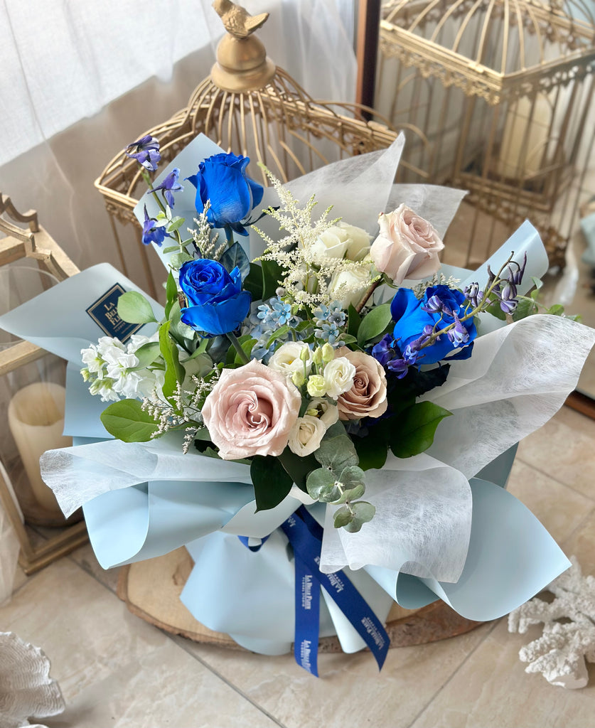 blue bouquet best florist