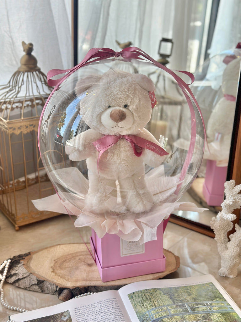 Teddy bear in a balloon