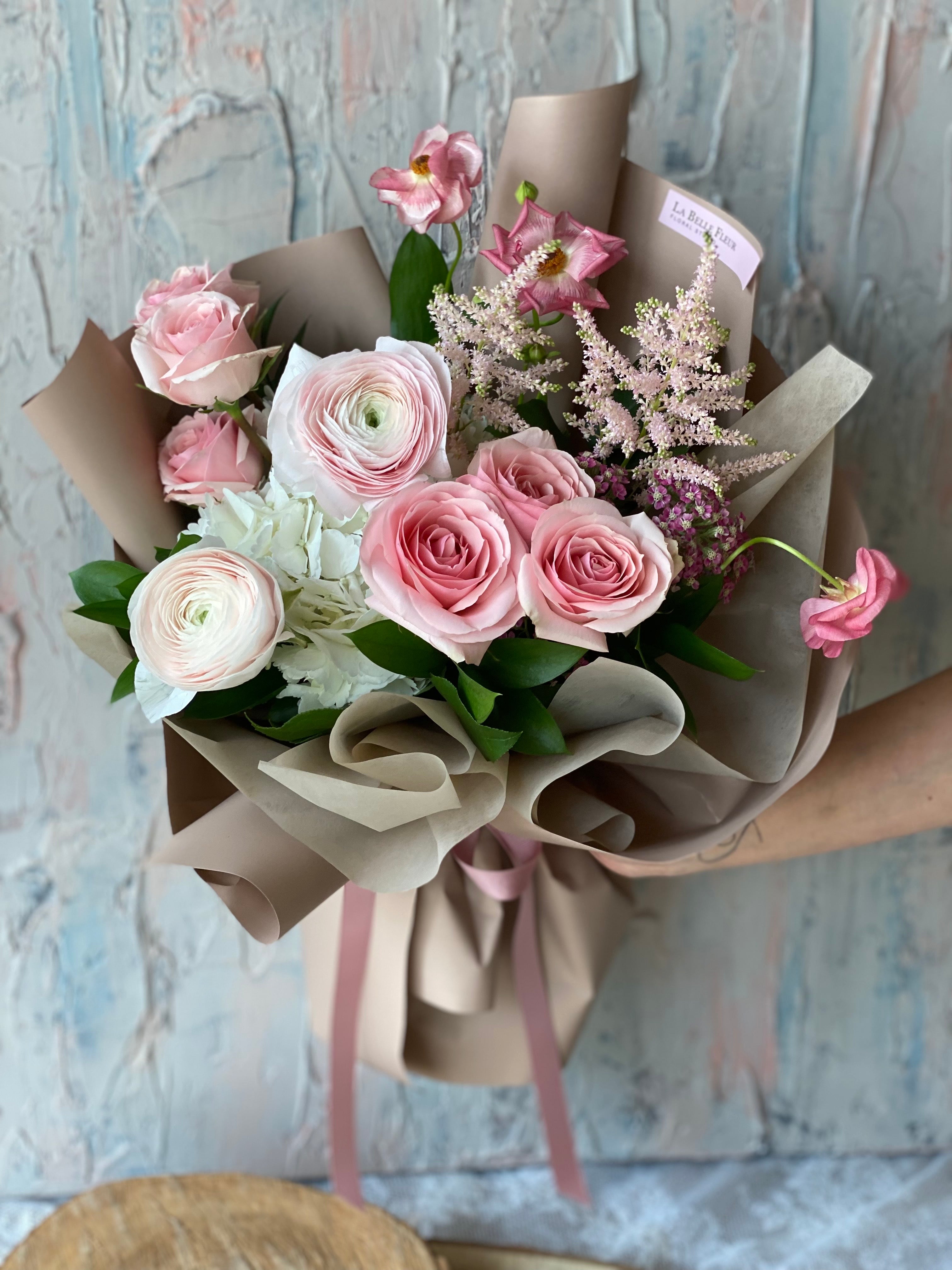 Pink Colored Flowers & Arrangements, La Belle Fleur