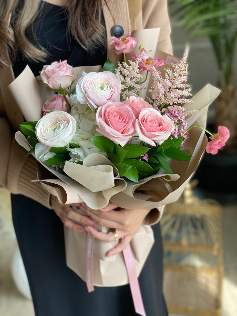 Pink bouquet toronto