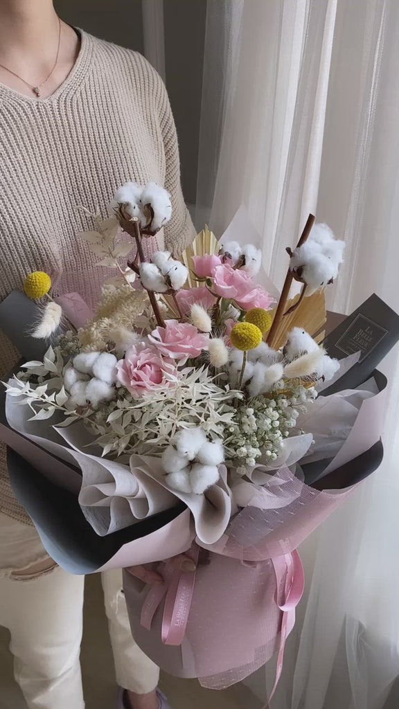 Cotton Poplin bouquet 