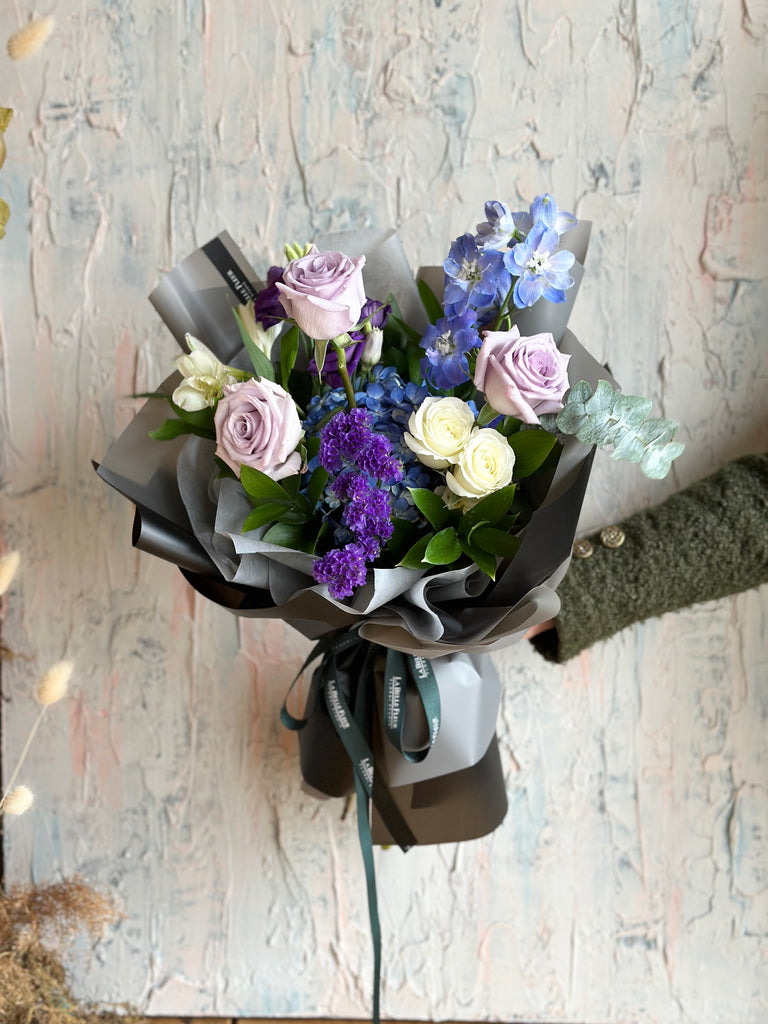 beautifully wrapped bouquet