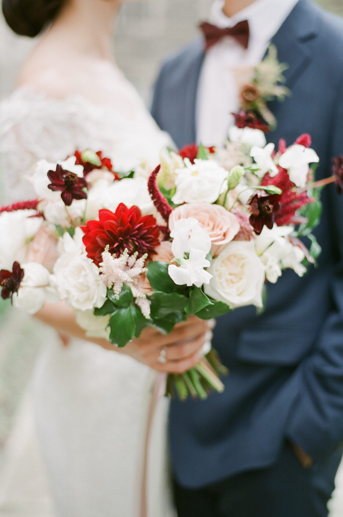 Bridal Bouquet | Silk Roses | La Belle Fleur
