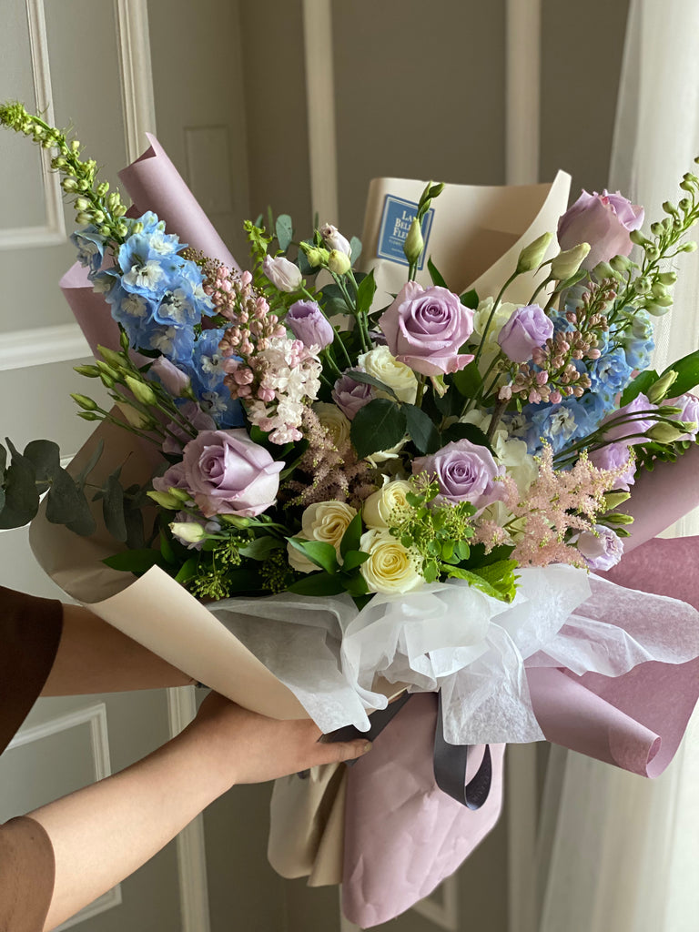 Designer's Choice purple bouquet