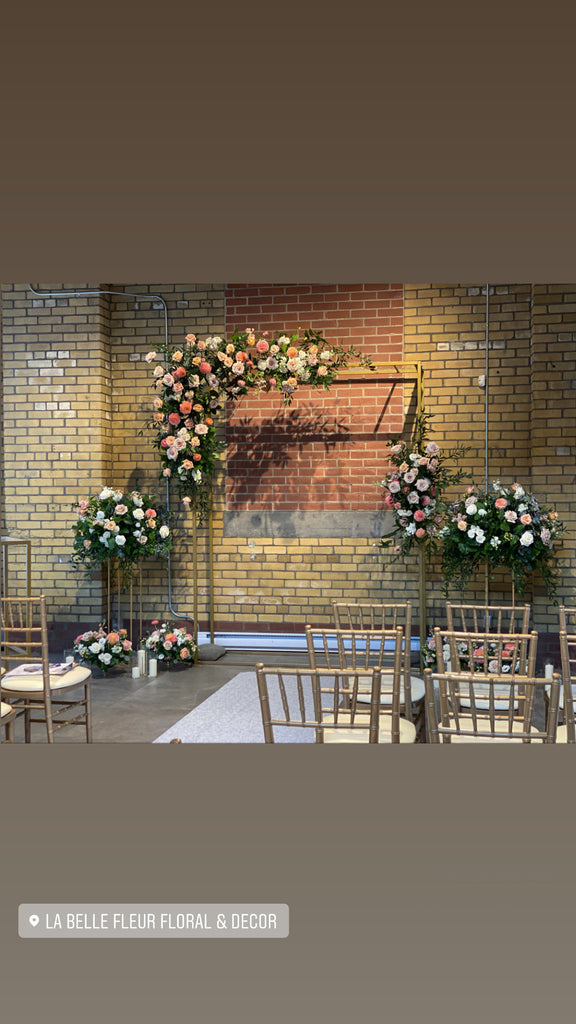 archer flowers in wedding hall 2
