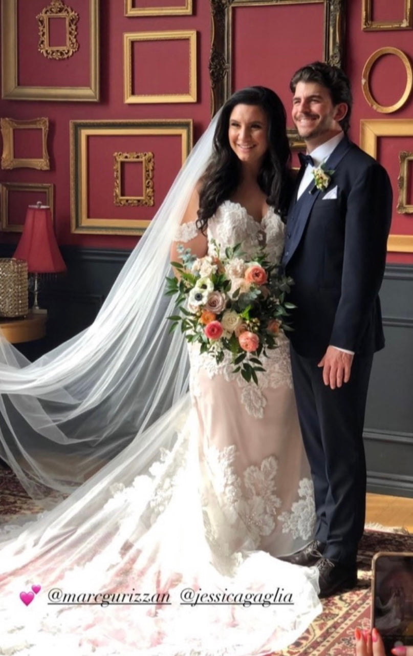Bridal Bouquet | Silk Roses | La Belle Fleur