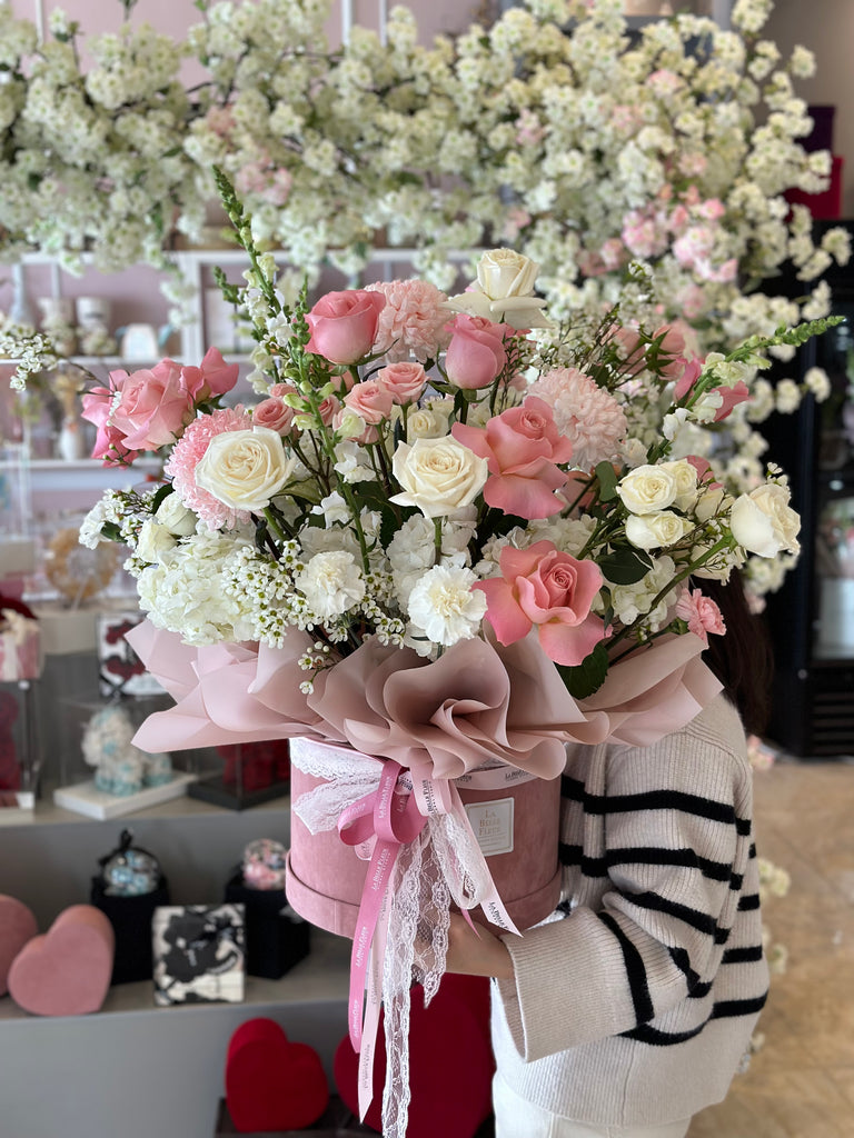 luxury box flowers