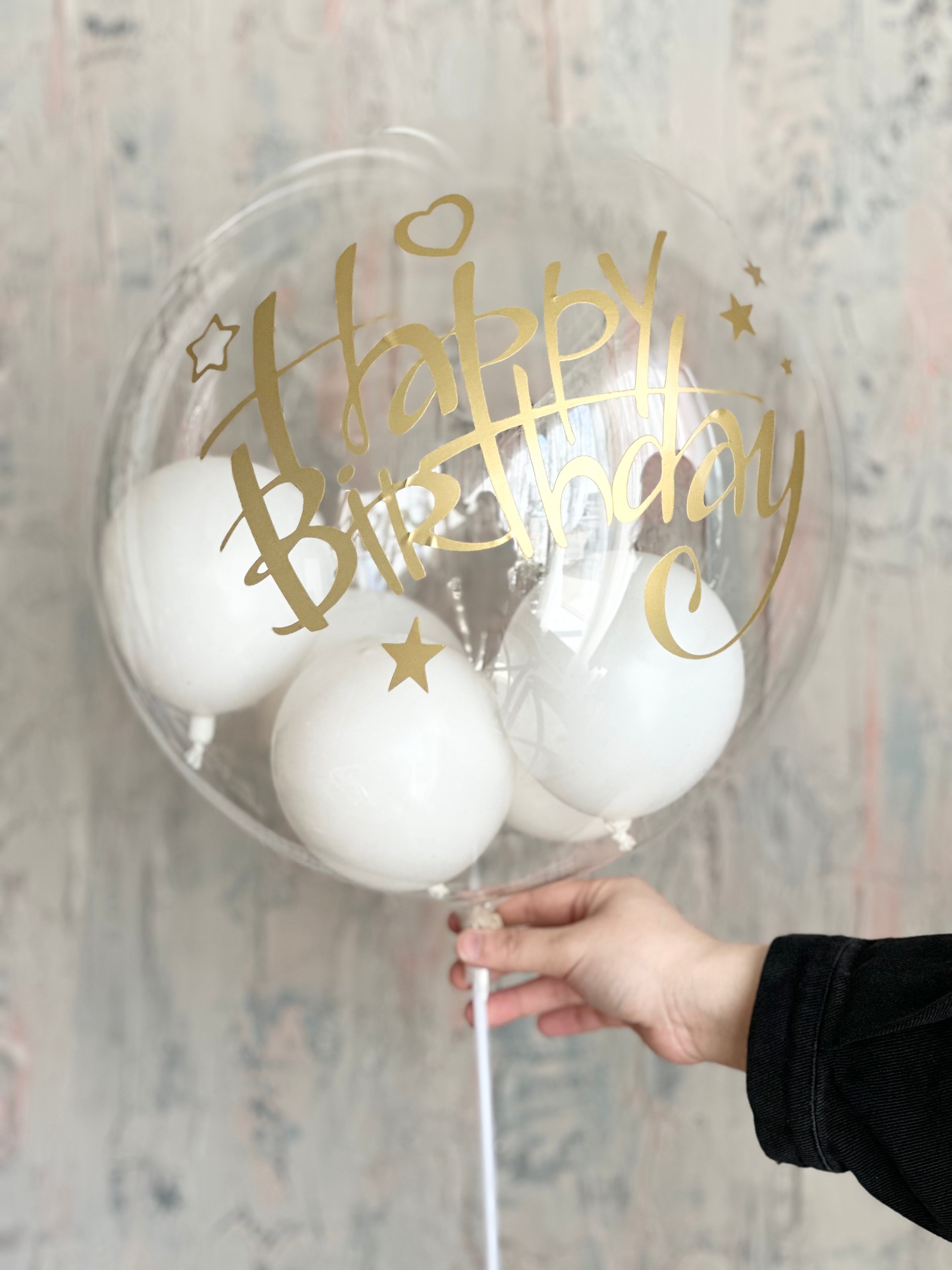 Mix of Chocolates & Flowers with a Bubble Balloon - La Fleur