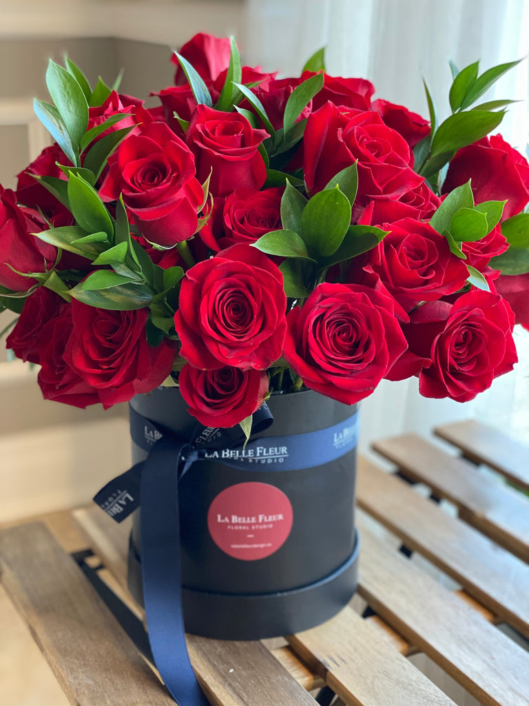 Valentine's day rose box flower
